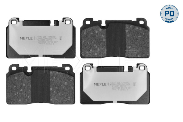 MEYLE 025 256 4316/PD MEYLE-PD: Advanced performance and design. Bremsbelagsatz, Scheibenbremse