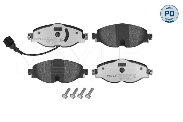 MEYLE 025 256 8320/PD MEYLE-PD: Advanced performance and design. Bremsbelagsatz, Scheibenbremse