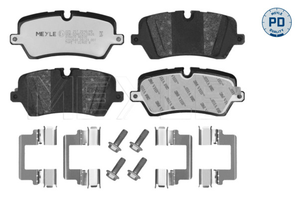 MEYLE 025 257 2016/PD MEYLE-PD: Advanced performance and design. Bremsbelagsatz, Scheibenbremse