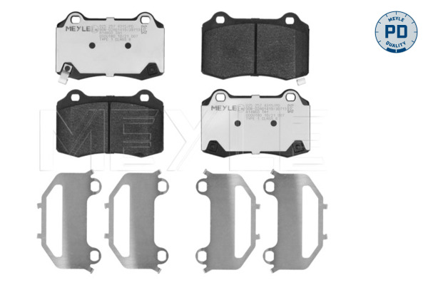MEYLE 025 257 4315/PD MEYLE-PD: Advanced performance and design. Bremsbelagsatz, Scheibenbremse