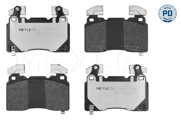 MEYLE 025 259 1516/PD MEYLE-PD: Advanced performance and design. Bremsbelagsatz, Scheibenbremse