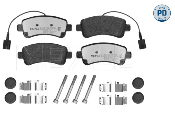 MEYLE 025 259 8721/PD MEYLE-PD: Advanced performance and design. Bremsbelagsatz, Scheibenbremse