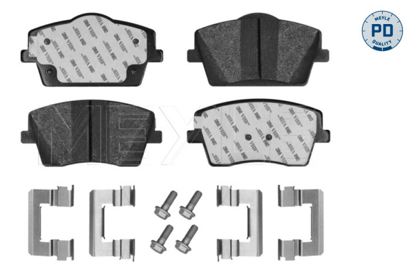 MEYLE 025 261 2618/PD MEYLE-PD: Advanced performance and design. Bremsbelagsatz, Scheibenbremse