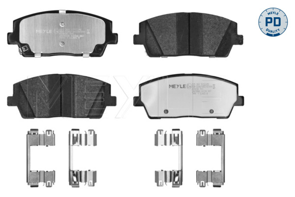 MEYLE 025 261 5717/PD MEYLE-PD: Advanced performance and design. Bremsbelagsatz, Scheibenbremse