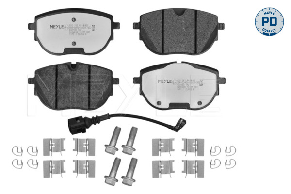 MEYLE 025 262 6818/PD MEYLE-PD: Advanced performance and design. Bremsbelagsatz, Scheibenbremse