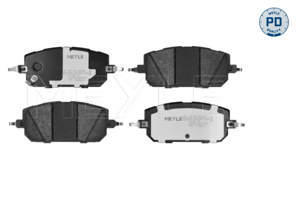 MEYLE 025 265 0616/PD MEYLE-PD: Advanced performance and design. Bremsbelagsatz, Scheibenbremse