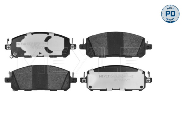 MEYLE 025 268 4017/PD MEYLE-PD: Advanced performance and design. Bremsbelagsatz, Scheibenbremse