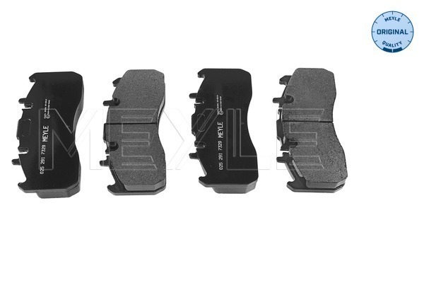 MEYLE 025 291 7329 MEYLE-ORIGINAL: True to OE. Bremsbelagsatz, Scheibenbremse