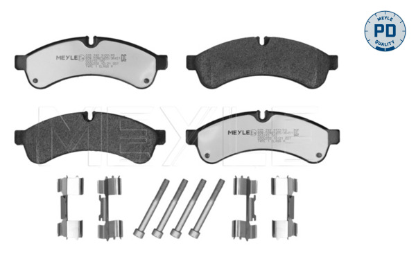 MEYLE 025 292 3122/PD MEYLE-PD: Advanced performance and design. Bremsbelagsatz, Scheibenbremse