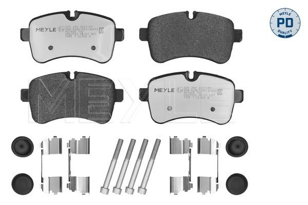MEYLE 025 292 3221/PD MEYLE-PD: Advanced performance and design. Bremsbelagsatz, Scheibenbremse