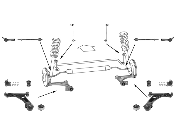 MEYLE WG0918000 Steering Front Axle for OPEL