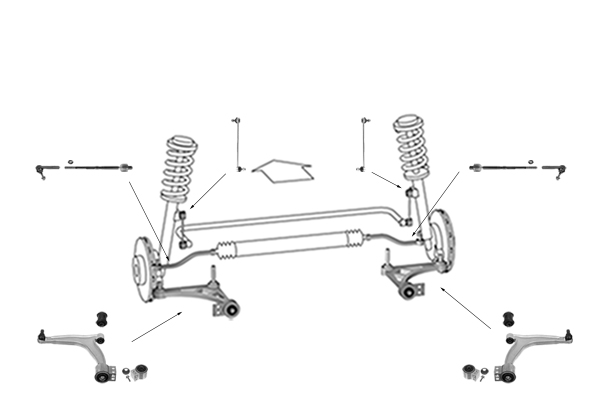 MEYLE WG0495600 Steering Front Axle for OPEL