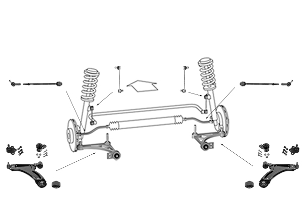 MEYLE WG0515300 Wheel Suspension Front Axle for OPEL