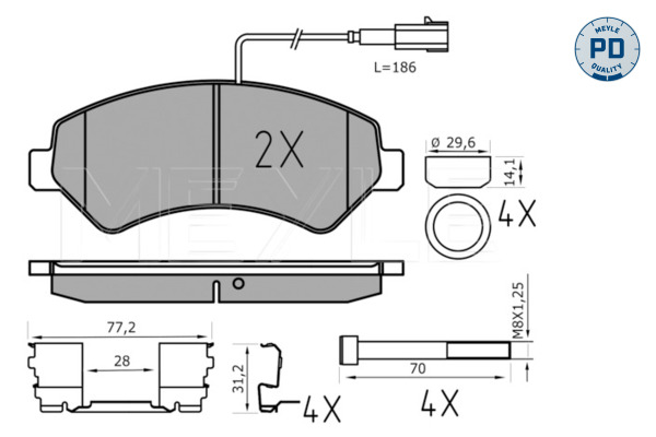 MEYLE 025 244 6619-1/PD...