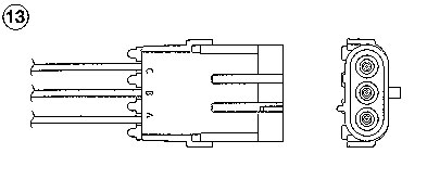 DENSO DOX-0349 Direct fit switching sensor Lambdasonde