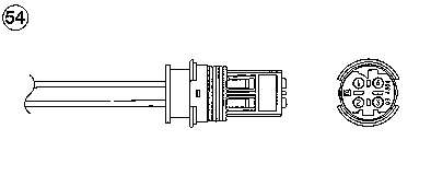 NGK 1847 Sonda lambda-Sonda lambda-Ricambi Euro