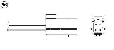 NGK 1575 Sonda lambda-Sonda lambda-Ricambi Euro