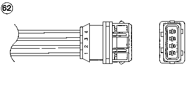 NGK 1948 Sonda lambda-Sonda lambda-Ricambi Euro