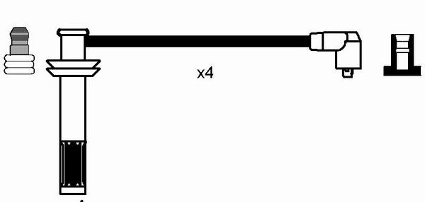 NGK 8248 Kit cavi accensione