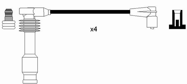 NGK 0835 Kit cavi accensione