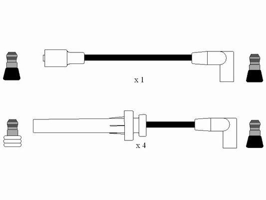 NGK 7248 Kit cavi accensione