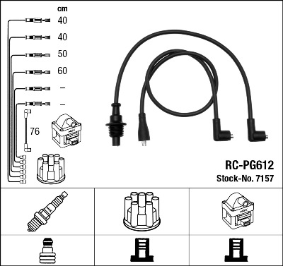 NGK 7157 Zündleitungssatz