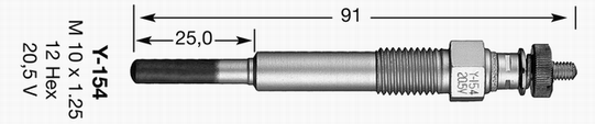 NGK 7125 Glühkerze