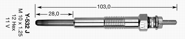 NGK 7782 izzítógyertya TOYOTA