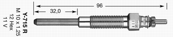 NGK 5376 izzítógyertya TOYOTA VW