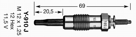 NGK 3617 izzítógyertya CITROËN FIAT FORD MAZDA OPEL PEUGEOT RENAULT VAUXHALL