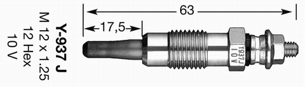 NGK 7503 izzítógyertya FORD