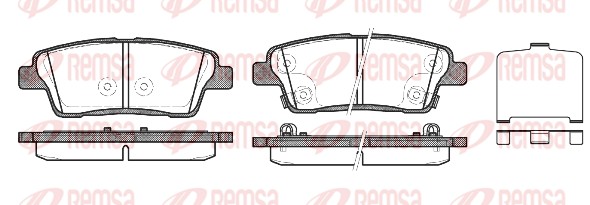 REMSA 1458.02 Σετ τακάκια,...