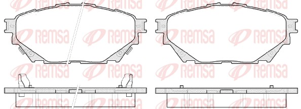 REMSA 1544.04 Σετ τακάκια,...