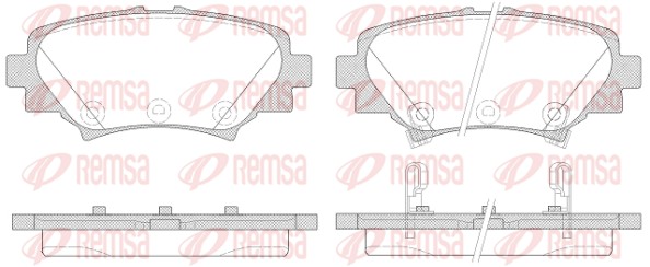 REMSA 1570.02 Σετ τακάκια,...