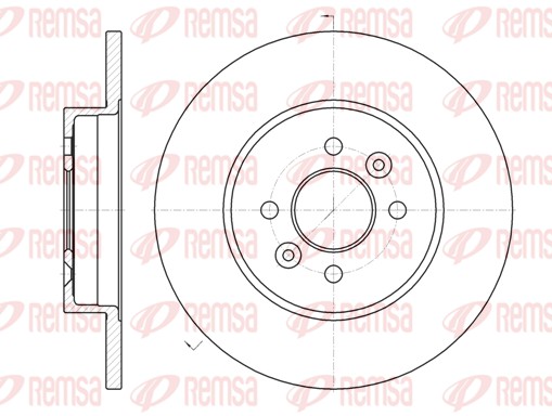 REMSA 61176.00 Δισκόπλακα