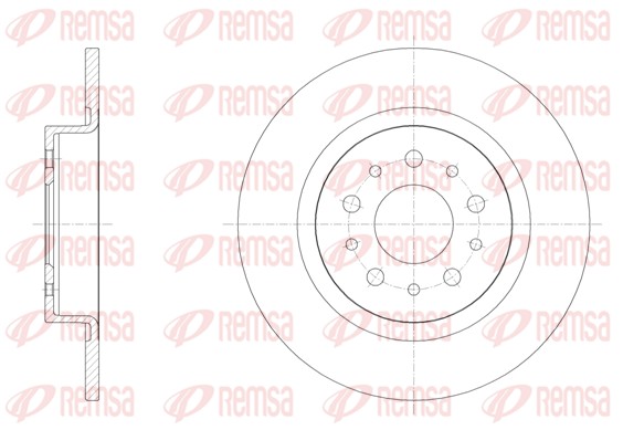 REMSA 61558.00 Δισκόπλακα