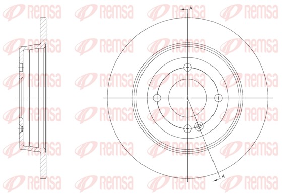 REMSA 61570.00 Δισκόπλακα