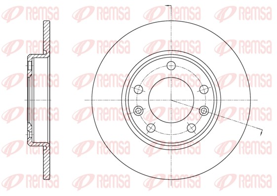 REMSA 61585.00 Δισκόπλακα