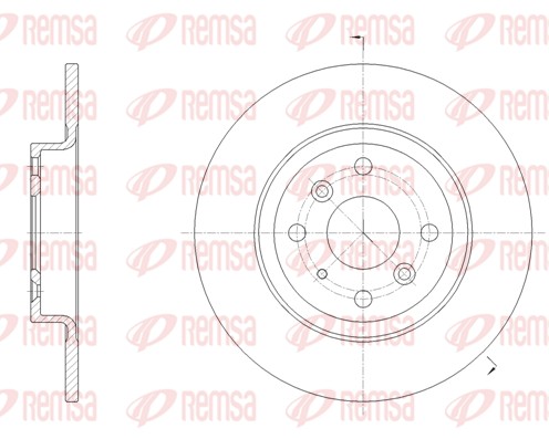 REMSA 61660.00 Δισκόπλακα