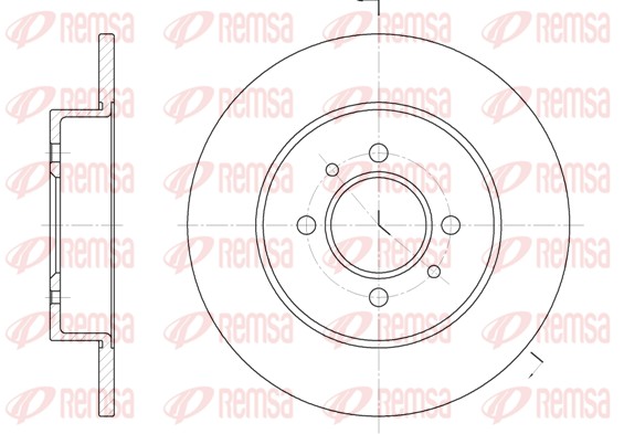 REMSA 6239.00 Δισκόπλακα