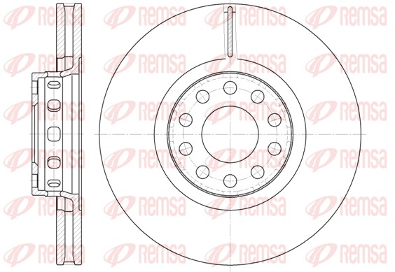 REMSA 6592.10 Δισκόπλακα