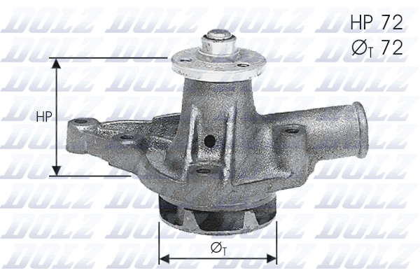 DOLZ A115 Pompa dell’acqua,...