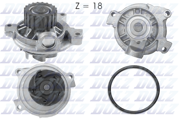 DOLZ A178 Pompa acqua-Pompa acqua-Ricambi Euro