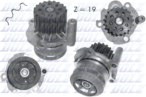 DOLZ A251 Pompa acqua-Pompa acqua-Ricambi Euro