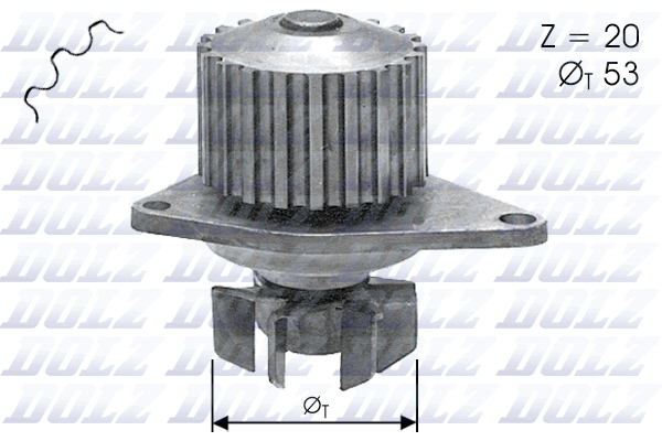 DOLZ C110 Pompa acqua