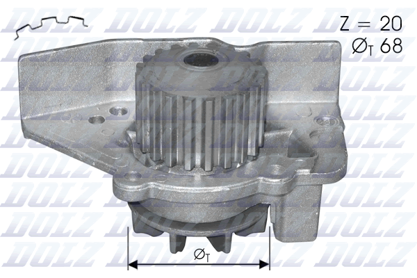 DOLZ C118 Pompa acqua