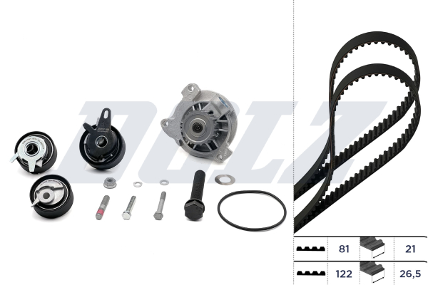 DOLZ KD052 Water Pump &...