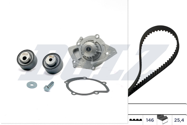 DOLZ KD076 Water Pump &...