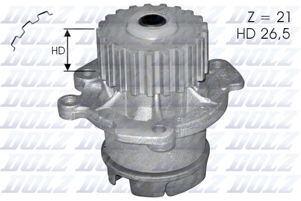 DOLZ L123 Pompa acqua