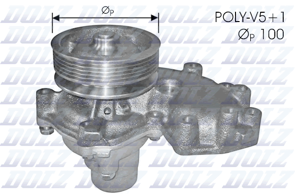 DOLZ L144 Pompa acqua-Pompa acqua-Ricambi Euro